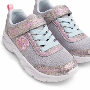 Skechers Kids Glitter Sneakers Pink, Lavender, LT Blue Velcro Shoes| Size 11